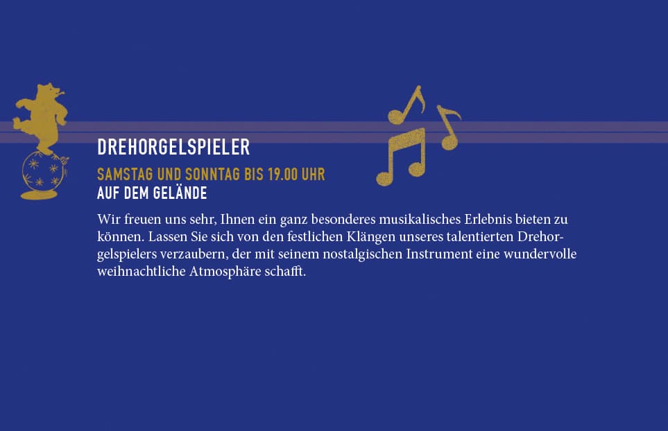 Attraktion: DREHORGELSPIELER