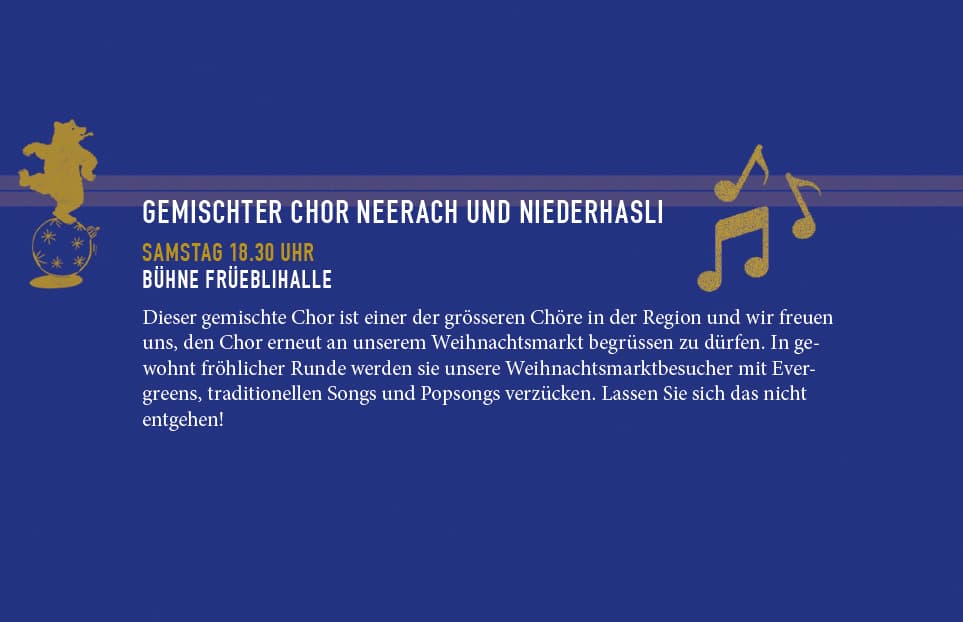 Attraktion: GEMISCHTER CHOR NEERACH UND NIEDERHASLI