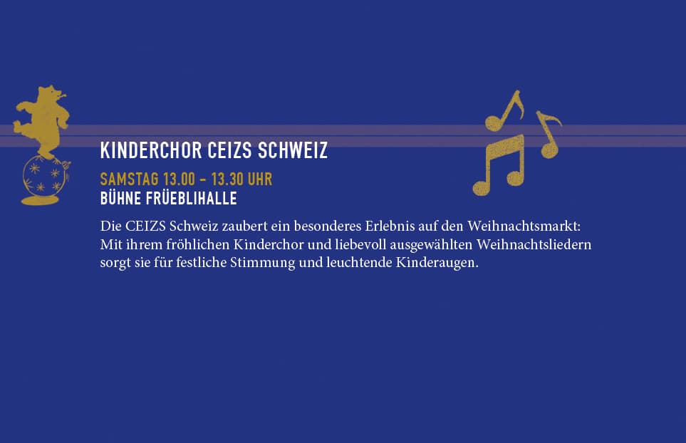 Attraktion: KINDERCHOR - CEIZS SCHWEIZ