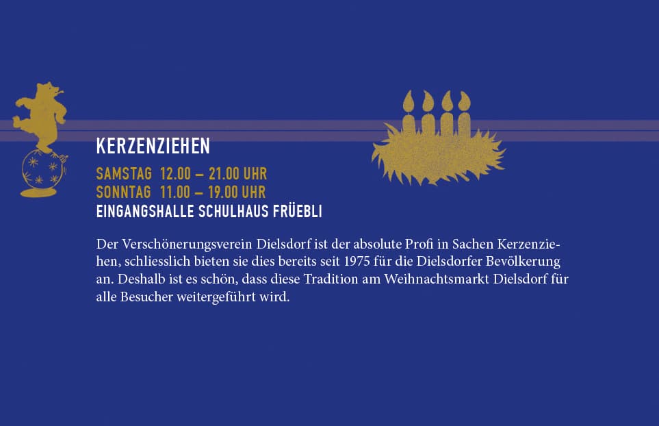 Attraktion: KERZENZIEHEN