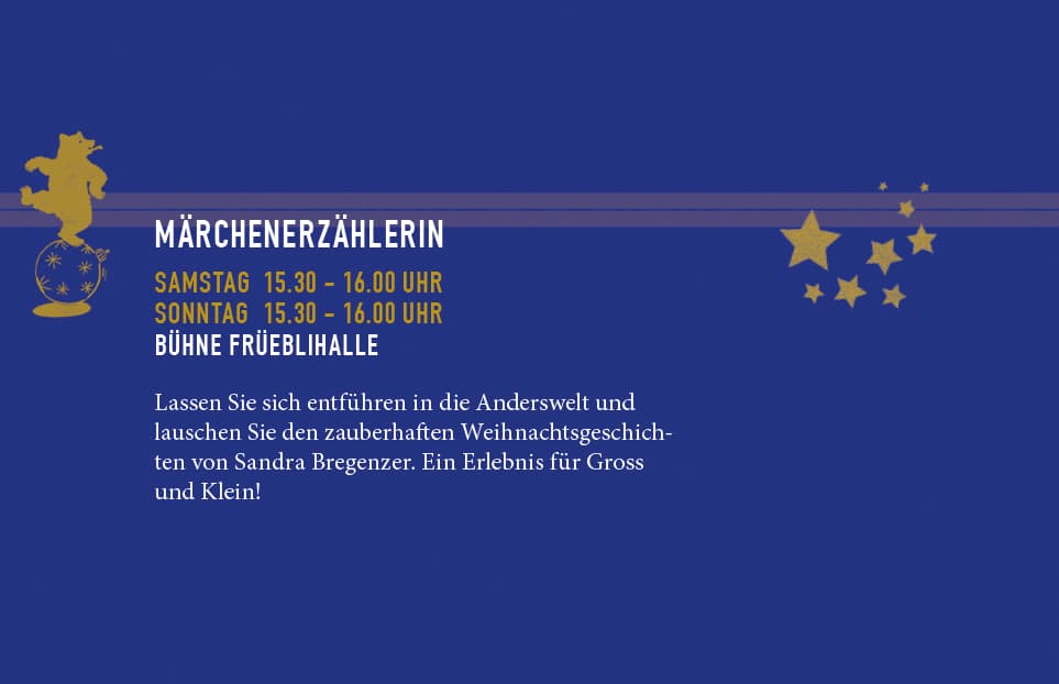 Attraktion: MÄRCHENERZÄHLERIN