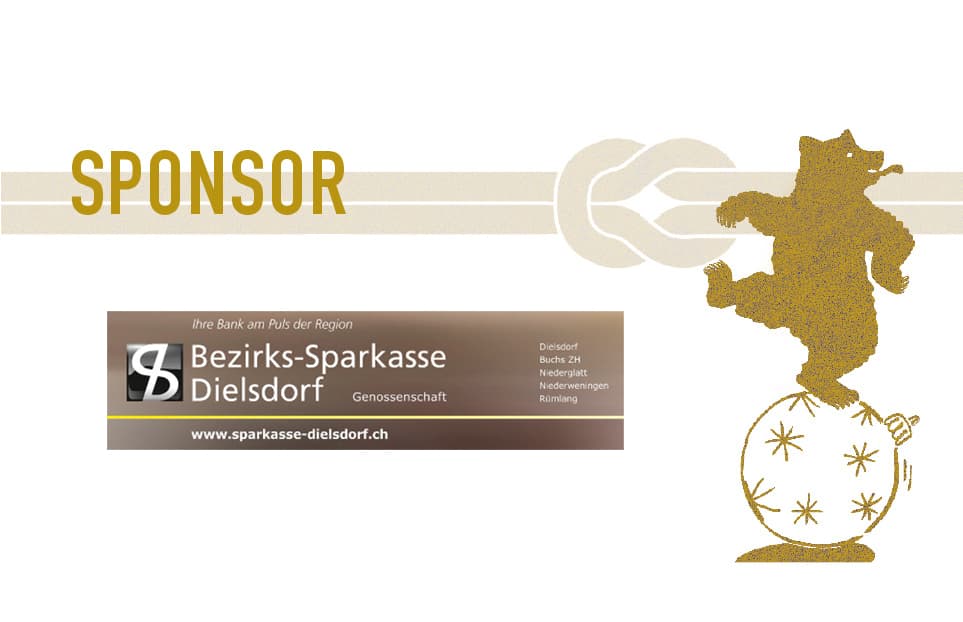 Herzlichen Dank unserem Sponsor "BEZIRKSSPARKASSE DIELSDORF"