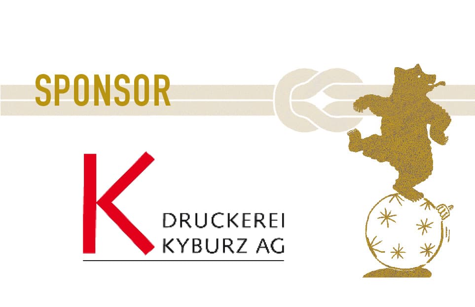 Herzlichen Dank unserem Sponsor "DRUCKEREI KYBURZ"