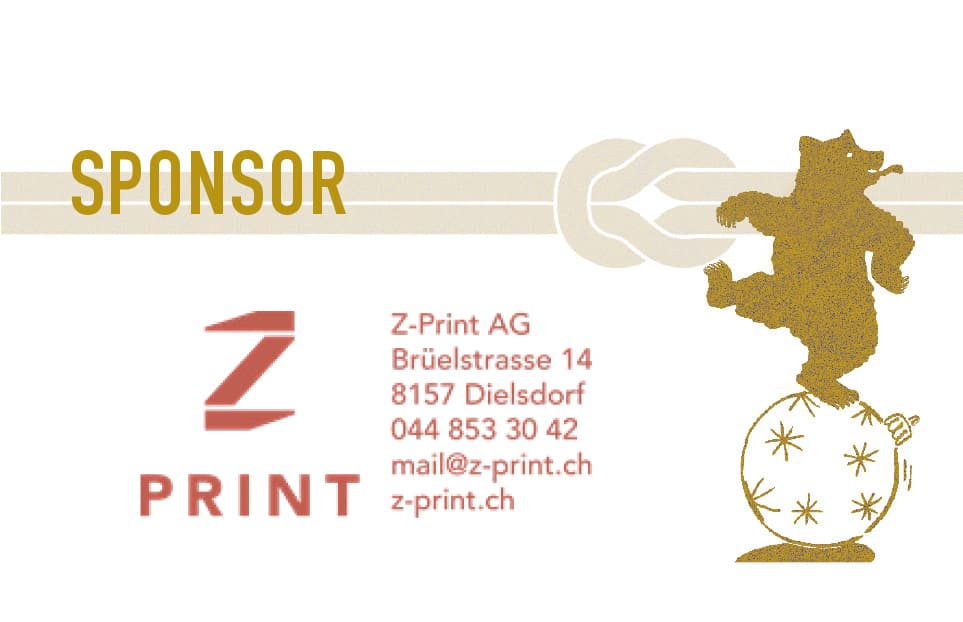 Herzlichen Dank unserem Sponsor "Z-PRINT AG"