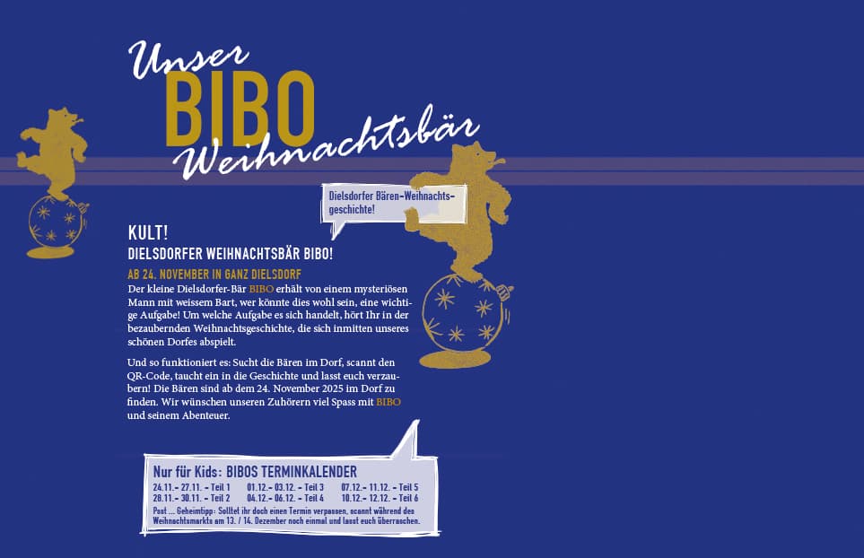 Unser BIBO-Weihnachtsbär!