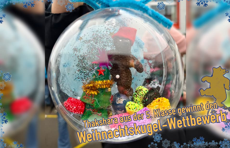 Unser Gewinner: Weihnachtskugel-Wettbewerb