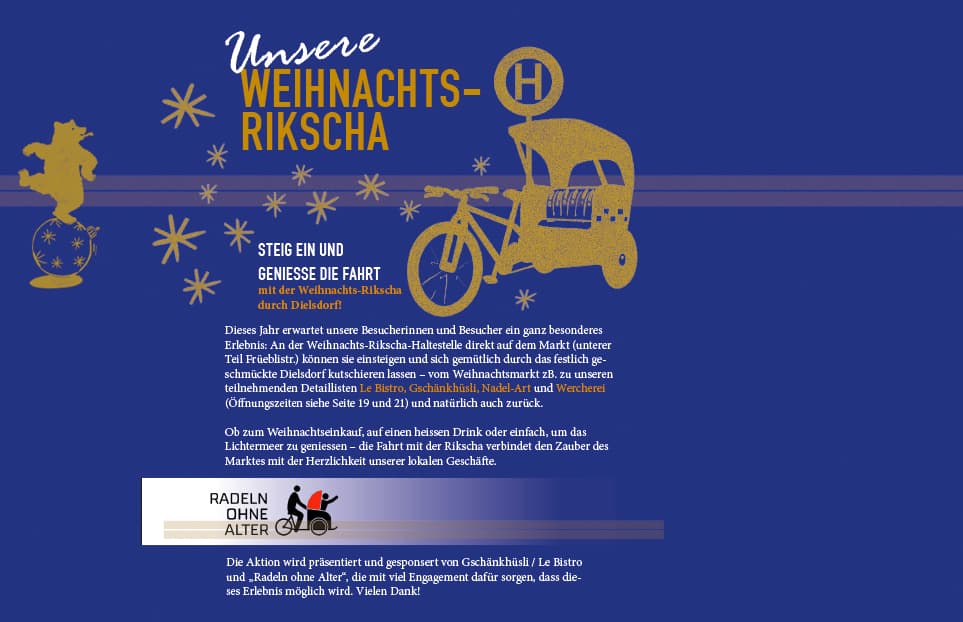 Unsere WEIHNACHTS-RIKSCHA